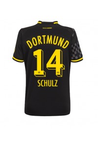 Fotbalové Dres Borussia Dortmund Nico Schulz #14 Dámské Venkovní Oblečení 2022-23 Krátký Rukáv